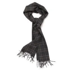 Mj Exclusive: Scarf "Birmingham Heritage" Made Of Brushed Lambswool -