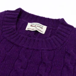 Mj Exclusive: Sweater "Crew Cable-Rib" Made Of Pure Geelong