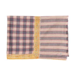 Mj Scarf "Amritsar" Made Of Finest Hand Embroidered Pashmina Cashmere