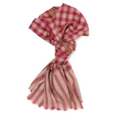 Mj Scarf "Jagalpuri" Made Of Finest Hand Embroidered Pashmina Cashmere