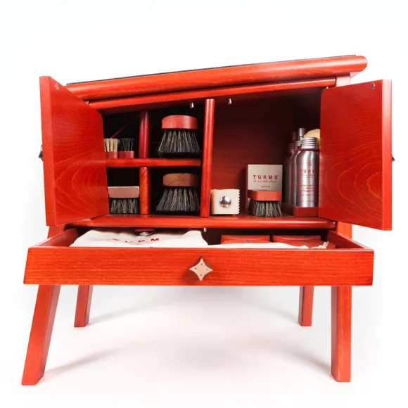 Mobiletto Fully Equipped Shoe Polish Locker