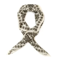 Neck-Square "Provence Geometric" Made Of Cashmere And Silk