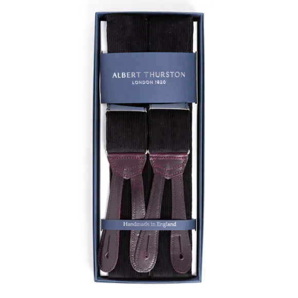 Needlecord Suspenders With Buttons