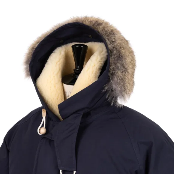 Nigel Cabourn X Mj: Down Parka "Iconic Everest" In Ventile Cotton
