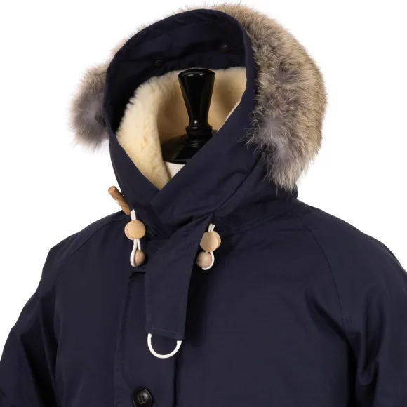 Nigel Cabourn X Mj: Down Parka "Iconic Everest" In Ventile Cotton