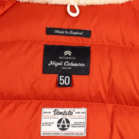 Nigel Cabourn X Mj: Down Parka "Iconic Everest" In Ventile Cotton
