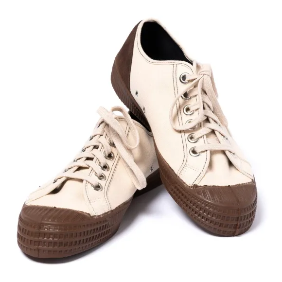 Novesta X Mj: Natural "Star Master Bicolor" Sneakers