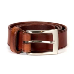 Oreste Mallus X Mj - Belt "Colorato" Made Of Olive-Tanned Cowskin
