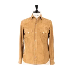 Overshirt "Italo Western" Made Of Finest Goatskin - Handmade