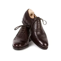 Oxford "Brogue American" Aus Genarbtem Kalbsleder - Reine Handarbeit