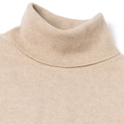 Oxton Rollneck Sweater In Fine Scottish 1 Ply Cashmere