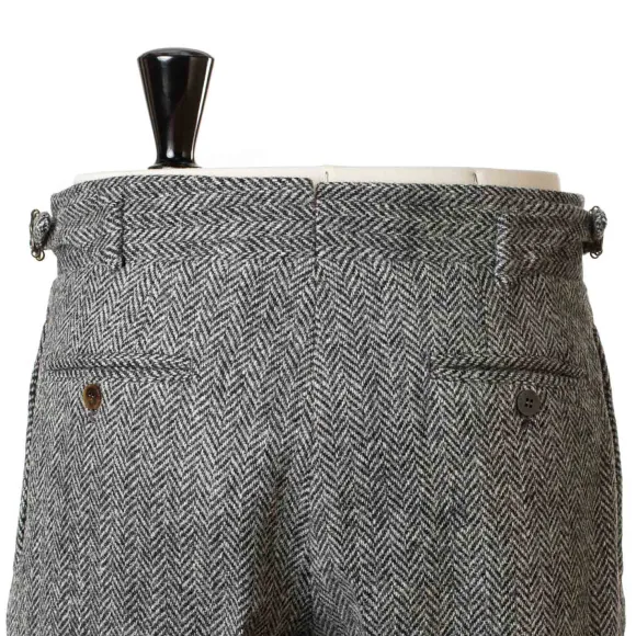 Pants "King Of Cool" From Original Harris Tweed - Pure Handwork