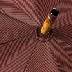 Patterned Cane Umbrella "Lord" With Handle Ash Wood Natural - Purely H