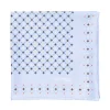 Patterned Pochette In Pure English Silk - Handrolled