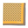 Patterned Pochette In Pure English Silk - Handrolled