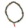 Pearl Bracelet "Corno Portafortuna" Made From Colorful Pearls - Purely