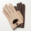 Perforated Glove "Salzburgring" Made Of Peccary Leather