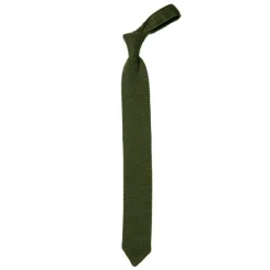 Petronius X Mj: Knitted Tie "Crochet" Made Of Pure Cashmere