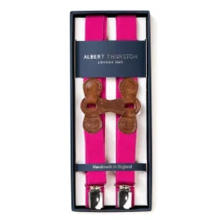 Pink Elastic Braces "Infinity" With Clips