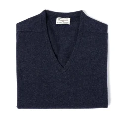 Pullover "Leven Vee" Aus Reiner Geelong-Lambswool - 2 Ply