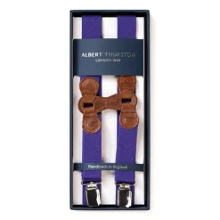 Purple Elastic Braces "Infinity" With Clips