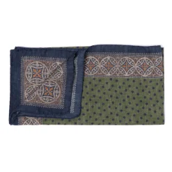Rosi Collection X Mj: Cotton And Silk "Polka Dot Neck-Square" Scarf