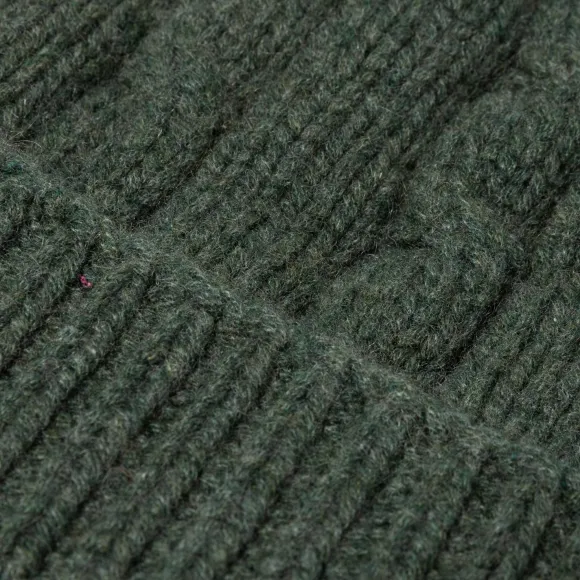 Rosi Collection X Mj: Knitted Hat "Cable Beanie" In Pure Cashmere