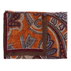 Rosi Collection X Mj: Modal And Cashmere "Giant Paisley" Tube Scarf