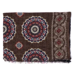 Rosi Collection X Mj: Modal And Cashmere "Round Geometric" Tube Scarf