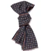 Rosi Collection X Mj: Scarf "Bormio Double" In Merino Wool And Cashmer