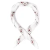 Rosi Collection X Mj: Wild Paisley Neck-Square Scarf In Cotton And Sil