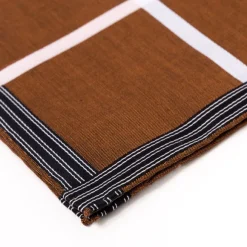 Rust Brown Handkerchief 