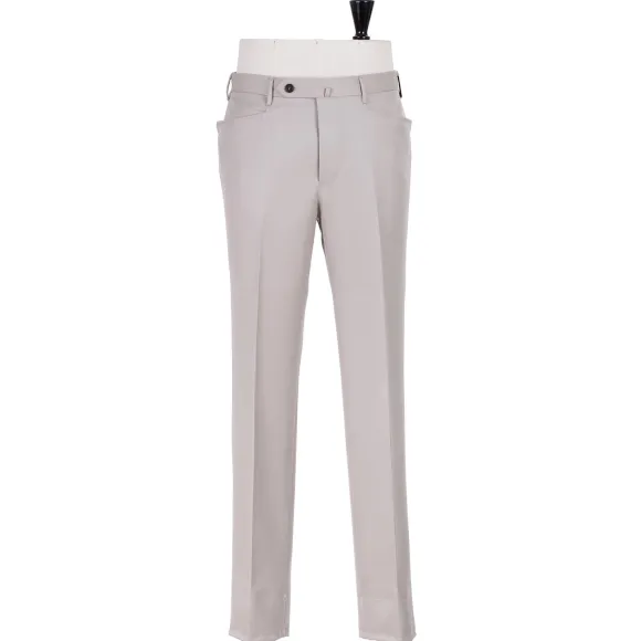 Sand Colored Pants "Carrettiera Tondo" In Pure Cavalry Wool - Rota Sar