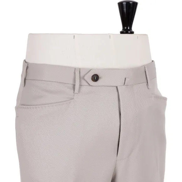 Sand Colored Pants "Carrettiera Tondo" In Pure Cavalry Wool - Rota Sar