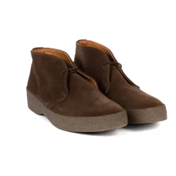 Sanders X Mj: Dunkelbrauner Boot "Steve Mcqueen" - Hi Top