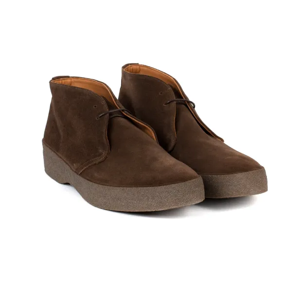Sanders X Mj: Dunkelbrauner Boot "Steve Mcqueen" - Hi Top