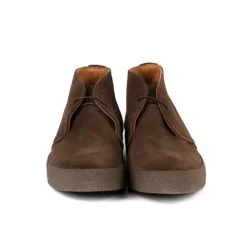 Sanders X Mj: Dunkelbrauner Boot "Steve Mcqueen" - Hi Top