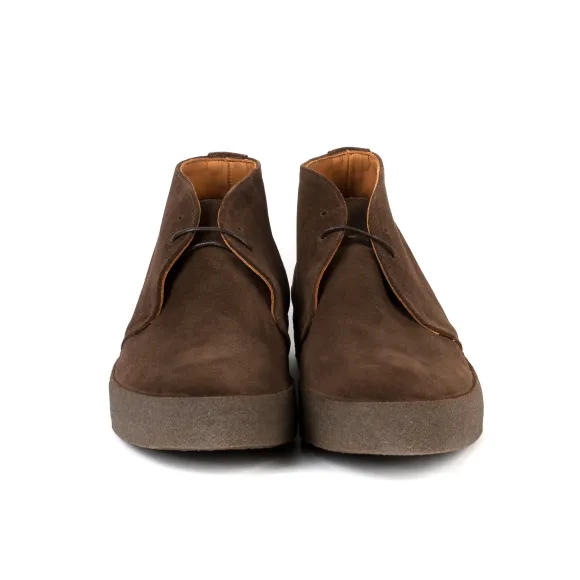 Sanders X Mj: Dunkelbrauner Boot "Steve Mcqueen" - Hi Top