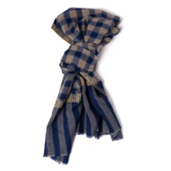 Scarf "Ayodhya" Made Of Finest Hand Embroidered Pashmina Cashmere - Pu