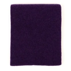 Scarf "Ribbed Scarf" Made Of Pure Lambswool - 3 Ply