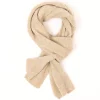 Scarf "Ribbed Scarf" Made Of Pure Lambswool - 3 Ply