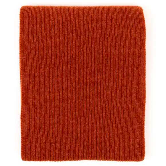 Scarf "Ribbed Scarf" Made Of Pure Lambswool - 3 Ply