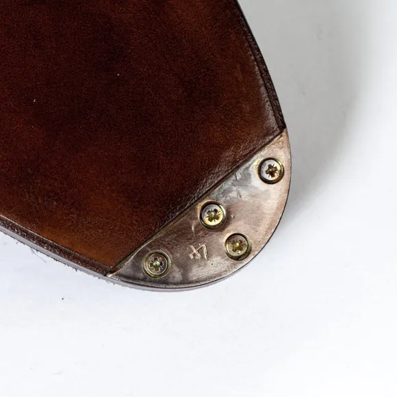 Serie! Derby "French Norwegian" Made Of Dark Brown Suede