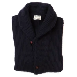 Shawl-Collar Cardigan "Shawl-Windsor" Made Of Pure Scottish 6 Ply Cash