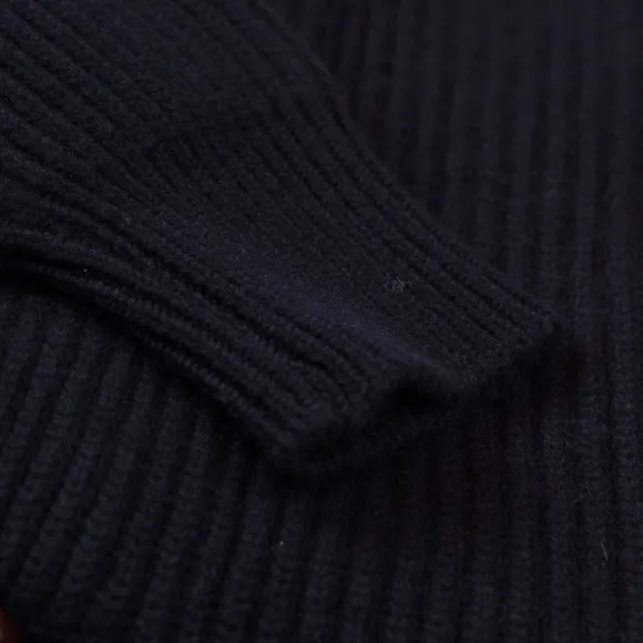 Shawl-Collar Cardigan "Shawl-Windsor" Made Of Pure Scottish 6 Ply Cash