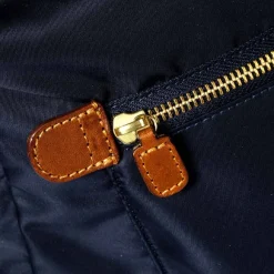 Shoulder Bag Made Of Felisi Nylon And Saddle Leather