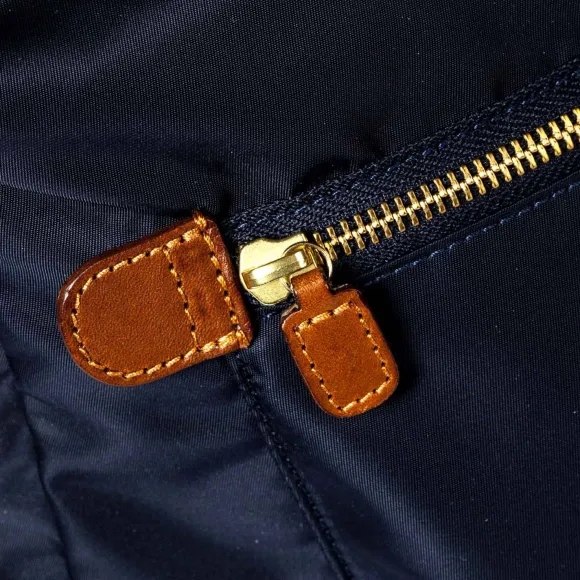 Shoulder Bag Made Of Felisi Nylon And Saddle Leather