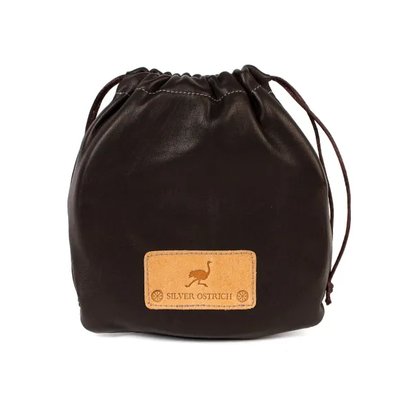 Silver Ostrich X Mj: Western-Gurtel "Gipsy" Aus Dunkelbraunem Wildlede