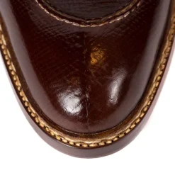 Split Toe-Derby In Dark Brown Calfskin
