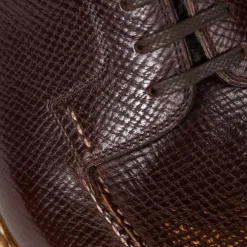 Split Toe-Derby In Dark Brown Calfskin